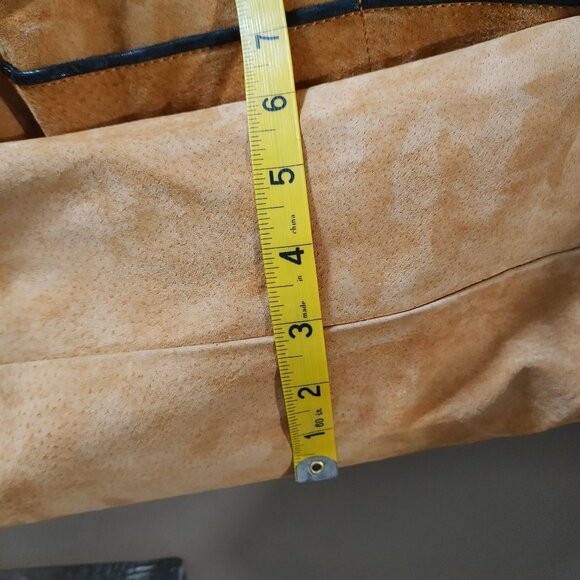 MCM Hobo Handbag Aren Extra Large Drawstring Black Leather Dual Handle Italy COA - Picture 14 of 16